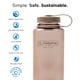 thumbnail image 2 of Botella de agua Nalgene monocromática sin BPA reciclada, 1 litro, color moca, 2 of 7