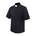 thumbnail image 4 of Anime Halloween Misionero cosplay Sacerdote cosplay Camisa negra de manga corta, 4 of 4