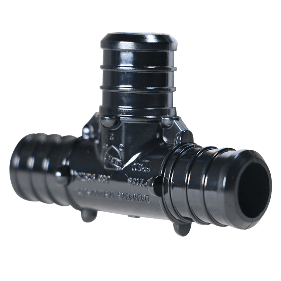 5 Pcs XFITTING 3/4" Pex B Tee, Poly Alloy