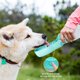 thumbnail image 2 of 350ml/11.84 oz, Portable Leak-Proof Pet Water Bottle, Foldable, for Cats, Dogs and Small Animals, Outdoor Activities (Blue), 2 of 5