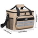 thumbnail image 2 of Xihbxyly Bolsa de Picnic, Diseño Impermeable y Aislante, Gran Capacidad de 12 L, Capa de Aluminio, Correa de Hombro Ajustable, Ideal para Picnic Al Aire Libre, Senderismo, Almuerzo de Oficina, Tamaño, 2 of 2
