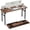 Dark Walnut, variant on Small Computer Desk Folding Table - 35.8" Foldable Office Desk, No Assembly, Perfect for Small Spaces in Bedroom, Dorm, or Apartment, Portable Mini Desk or Study Table with Compact Design