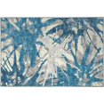 thumbnail image 2 of Addison Rugs Indoor/ Outdoor Addison Bravado Abstract Starburst Washable Area Rug 1'8" x 2'6" - Blue, 2 of 5