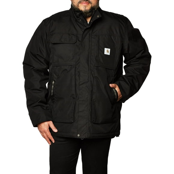Carhartt Men's Yukon Full Swing Insulated Coat, Black, Medium