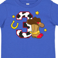 thumbnail image 4 of Inktastic Cowboy Birthday Three Years Old with Cowboy Boots Boys Toddler T-Shirt, 4 of 5