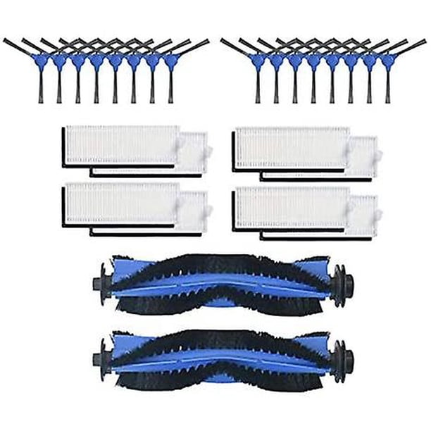Piezas de repuesto para aspiradora, cepillo de cepillo lateral, cepillo de filtro Hepa apto para Conga Robot 1090, Robot de limpieza de repuesto, repuesto de aspiradora P,11 Feliz Sencillez