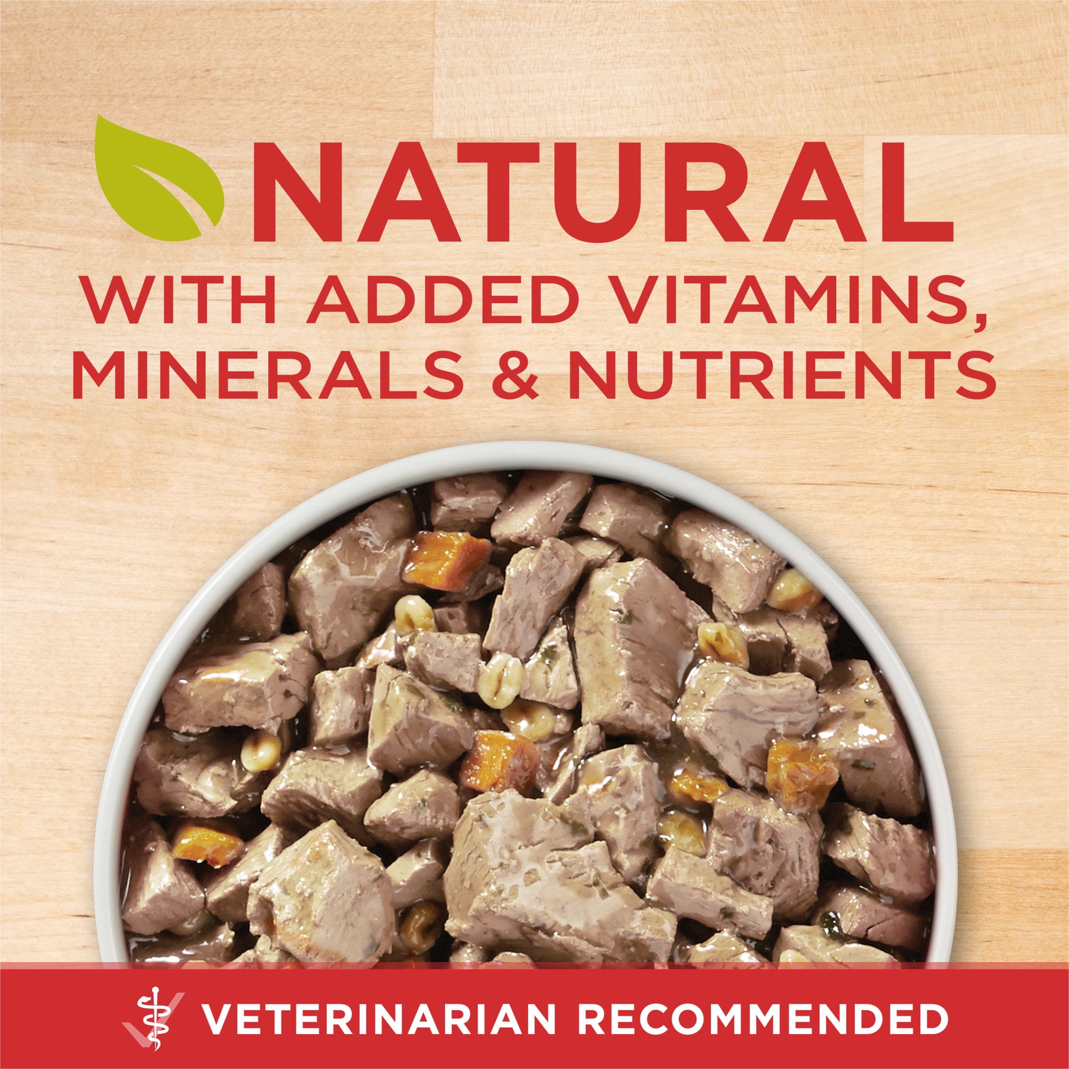 (6 pack) Purina ONE Natural Wet Dog Food, High Protein Soft Beef & Barley, 13 oz Can, 12 Pack