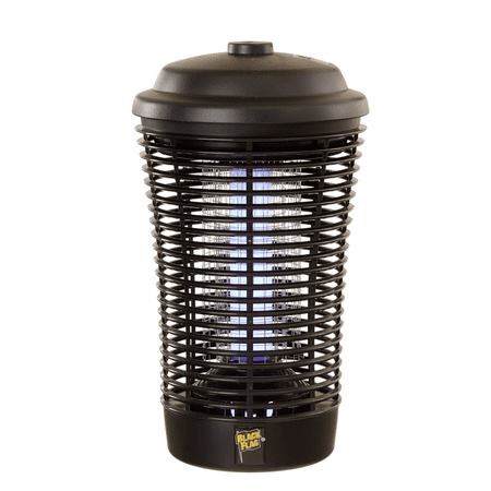 Black Flag 5500 Volt Deluxe 40 Watt Electronic Insect Killer, Bug Zapper, 1.5 Acre Coverage, Black