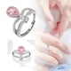 thumbnail image 2 of Joyería de moda de color Anillo de simulación para las mujeres gota de agua Micro incrustaciones de doble anillo de joyería abierta ajustable dedo índice del anillo, 2 of 8