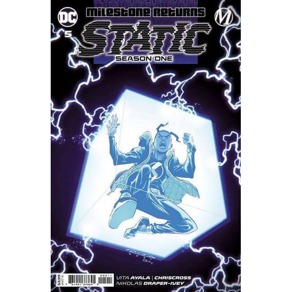 Static: Season One #5 VF ; DC Comic Book