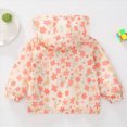 thumbnail image 5 of zuwimk Toddler Boys Girls Lightweight Waterproof Windbreaker Jacket Kids Fall Winter Long Sleeve Coats Cute Printed Zipper Hooded Rain Jacket Outerwear(12-18 Months,Orange), 5 of 7
