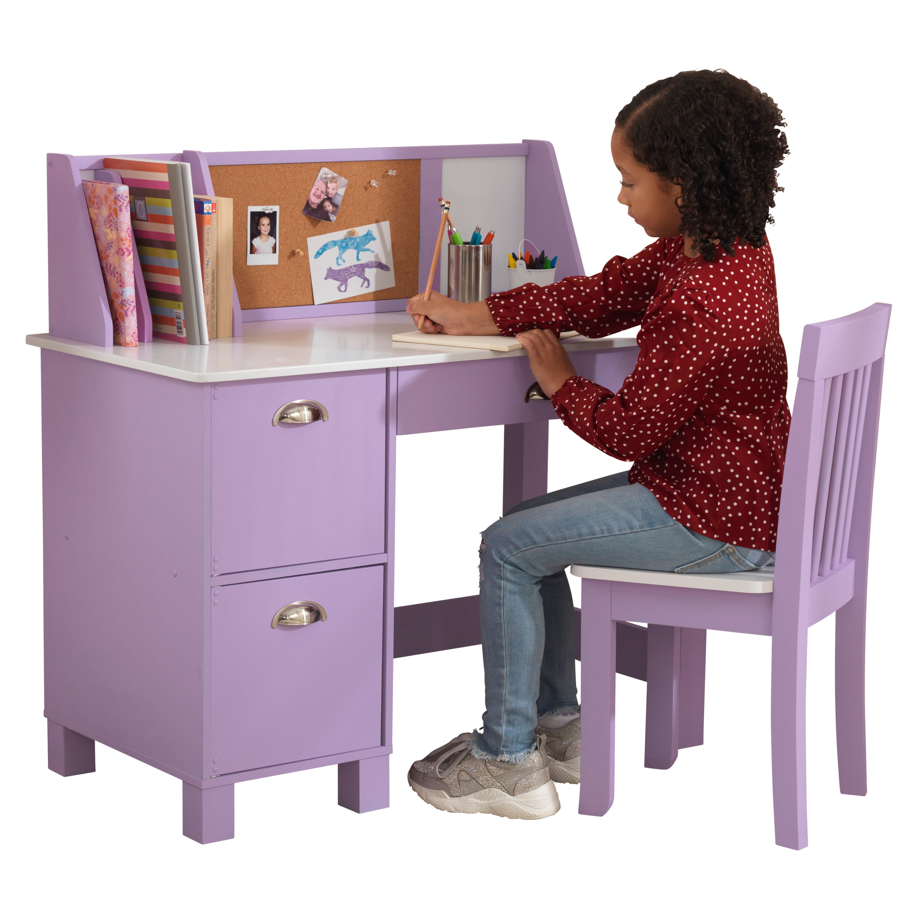 KidKraft Study Desk with Chair - Lavender - Walmart.com - Walmart.com