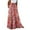 238#Pink, variant on BRDFRL Skirts for Women Summer Boho Casual Maxi Flowy Elastic High Waist A-Line Tiered Swing Floral Long Skirts with Pockets Brown XL