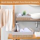 thumbnail image 3 of Paper Rope Decorative Toilet Paper Baskets & Bathroom Organizer for Toilet Tank Top, Shelves, Bedroom, Countertop,Home,Office Storage Bins, 2 Pack,Beige, 3 of 5