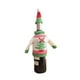 thumbnail image 1 of Farfi funda para botella de vino estilo navideño con sombrero cuello alto decorar tejido botella de vino funda para suéter bolsa para Navidad, 1 of 5