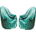 thumbnail image 1 of 2 Pack: Adirondack Chair Cover from Patio Style Concepts Embossed Vinyl Protect Patio Furniture Green, 1 of 5