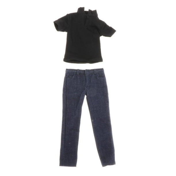 Bewildely 1/6 Coat Pants Shirt Set Body 12'' for Male Figure Type3