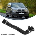 thumbnail image 3 of Manguera del radiador Unique Bargains No.17127509963 para BMW X5 2003-2006 Goma bajante negra 1 Pc, 3 of 6
