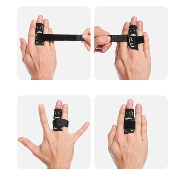 QHUDLV 1PCS Breathable Fingers Guard Bandage Finger Splint Finger Support Protector Basketball J3S4 Basketball For Volleyball Acce