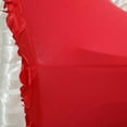 Efavormart 10 PCS Satin Rosette Red Stretch Banquet Spandex Chair Cover Dinning Event Slipcover ...