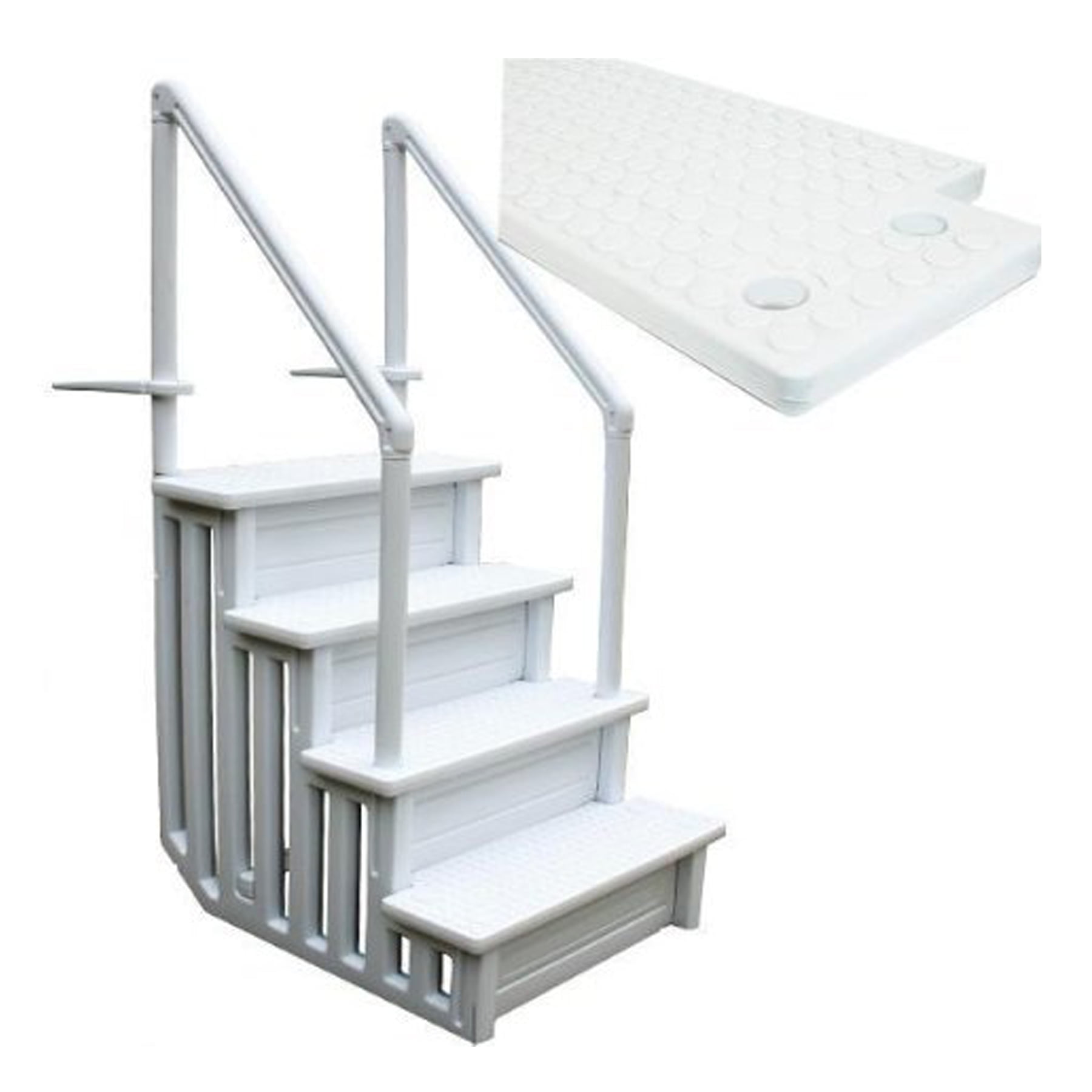 above ground pool steps and ladders