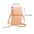 thumbnail image 2 of xuyanhg Clearance Touch Screen Phone Leather Bag, Storage Small Bag, Small Crossbody Cell Phone Bag for Women, Mini Over Shoulder Handbag Purse with Credit Card Slots, 2 of 3