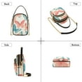thumbnail image 3 of FORMRS Crossbody Bag for Women Quilted Travel Shoulder Cell Phone Purse with Chain Strap Handbag, Watercolor Butterflies, 3 of 7