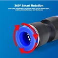 thumbnail image 5 of 17Pcs AGASHE PU Tubing Quick Connect Air Hose Fittings Kit: 4/6/8/10/12mm, universal thread, quick release. Metal & PVC straight, 5 of 5