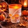 thumbnail image 5 of Gumesh Halloween Light-Up Skull Plastic Cup, Spooky Glowing Drinking Tumbler for Party Decor & Themed Events, 5 of 7
