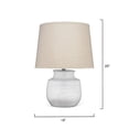 thumbnail image 2 of Jamie Young Trace Ceramic Table Lamp with Linen Shade, 2 of 3
