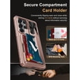 thumbnail image 3 of Funda Vihibii para Samsung Galaxy S25 Ultra con tarjetero, 3 of 7