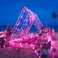thumbnail image 2 of Cadena de luces Einiiya, 25 m, color rosa, 250 LED, 8 modos, resistente al agua, 2 of 7