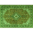 thumbnail image 1 of Ahgly Company Indoor Rectangle Medallion Green Traditional Area Rugs, 5' x 7', 1 of 1