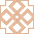 thumbnail image 6 of Ekena Millwork 15 3/8"W x 15 3/8"H x 1/4"T Medium Blendon Decorative Fretwork Wood Wall Panels, Alder, 6 of 6