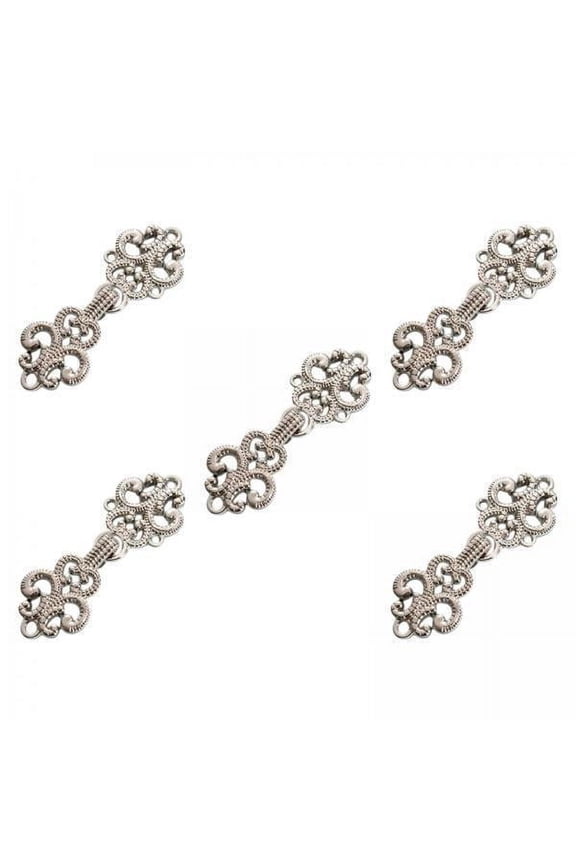 4x5Pcs Fasteners Clasp Closure Buttons for Costumes Sweater Outfit