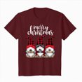 thumbnail image 5 of Towmus Women Christmas Shirt Fall Graphic Crew Neck Tee Shirt Casual Summer Tops Short Sleeve Clothes, 5 of 5