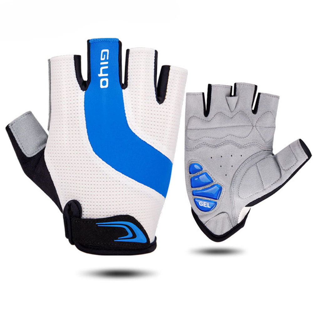 Blue Fashion Cycling Bike Bicycle Women Wearable Sports Half Finger Glove S/M/L 