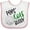 White and Pink, variant on Inktastic Pops' Golf Buddy with Golf Ball Boys or Girls Baby Bib