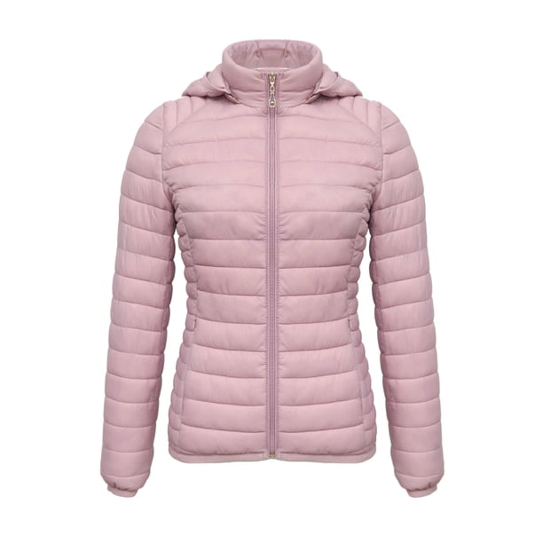 Ailaofu Women's Quilted down jacket, Stand Collar Lightweight Zip Padded Gilet