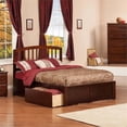 thumbnail image 2 of Leo & Lacey Richmond Full Wood Platform Bed and Storage Drawers in Walnut, 2 of 4