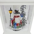 thumbnail image 5 of Northlight LED Lighted Musical Snowman Christmas Street Lamp Decoration - 17.75", 5 of 5