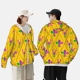 thumbnail image 6 of Easygdp Mardi Gras Crayfish and Fleur de lis Lightweight Long Sleeve Sun Shirt Sports long-Sleeved Sun Protective Clothing, Quick Drying Breathable - X-Large, 6 of 9