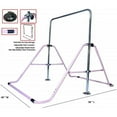 thumbnail image 3 of ProGymnastics Junior Kip Bar - Pink Monkey Bar Climbing Tower for Kids - Gymnastics Bar with Horizontal Jungle Gym Design - Ideal for Junior Training, 3 of 8