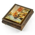thumbnail image 1 of Handcrafted Ercolano Music Box with Painted Scene "Roses from Monet's Garden " by Lena Liu - Can't Take My Eyes Off You, 1 of 2