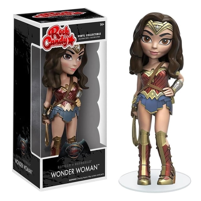 Figura de acción Funko Rock Candy Batman v Superman Wonder Woman