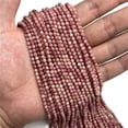 thumbnail image 1 of Piedra Natural facetada pequeña 2 3 4 mm cuentas rosa ópalo Morgan espaciador suelto cuentas de cristal de cuarzo fabricación de joyas collar pulseras Tan Jianjun  unisex, 1 of 2
