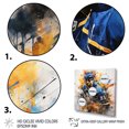 thumbnail image 3 of Designart "Odyssey Portrait of Hockey Champion II" Sports Framed Wall Art - Traditional Yellow Sport Hockey Entryway Framed Wall Art, 3 of 6