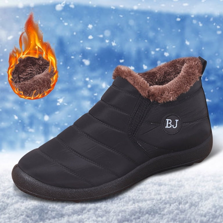 Quilted Slip-On Men’s Indoor/Outdoor Slippers - Black Amazon.com | RockDove Men main image 4
