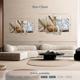 thumbnail image 4 of Elephant Stock Ship Wheel And Deck Wall Art - Horizontal Multi Panel Canvas - Living Room Wall Decor - Nautical Multi Panel - Brown And Beige Decor - 68" x 42", 4 of 8