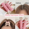 thumbnail image 4 of 6Pcs Volumizing Hair Root Clip - DIY Fluffy Clamps Rollers Hair Styling Tool -Natural Fluffy Hair Curlers Rollers Clips - Self Grip Volume Hair Root Clip for Women,Easy to Carry for Women Girls, 4 of 8